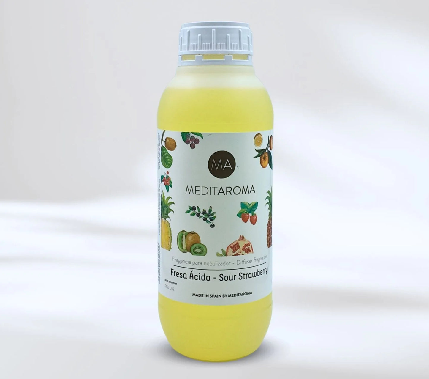 Bote de aroma Fresa ácida con capacidad de un litro