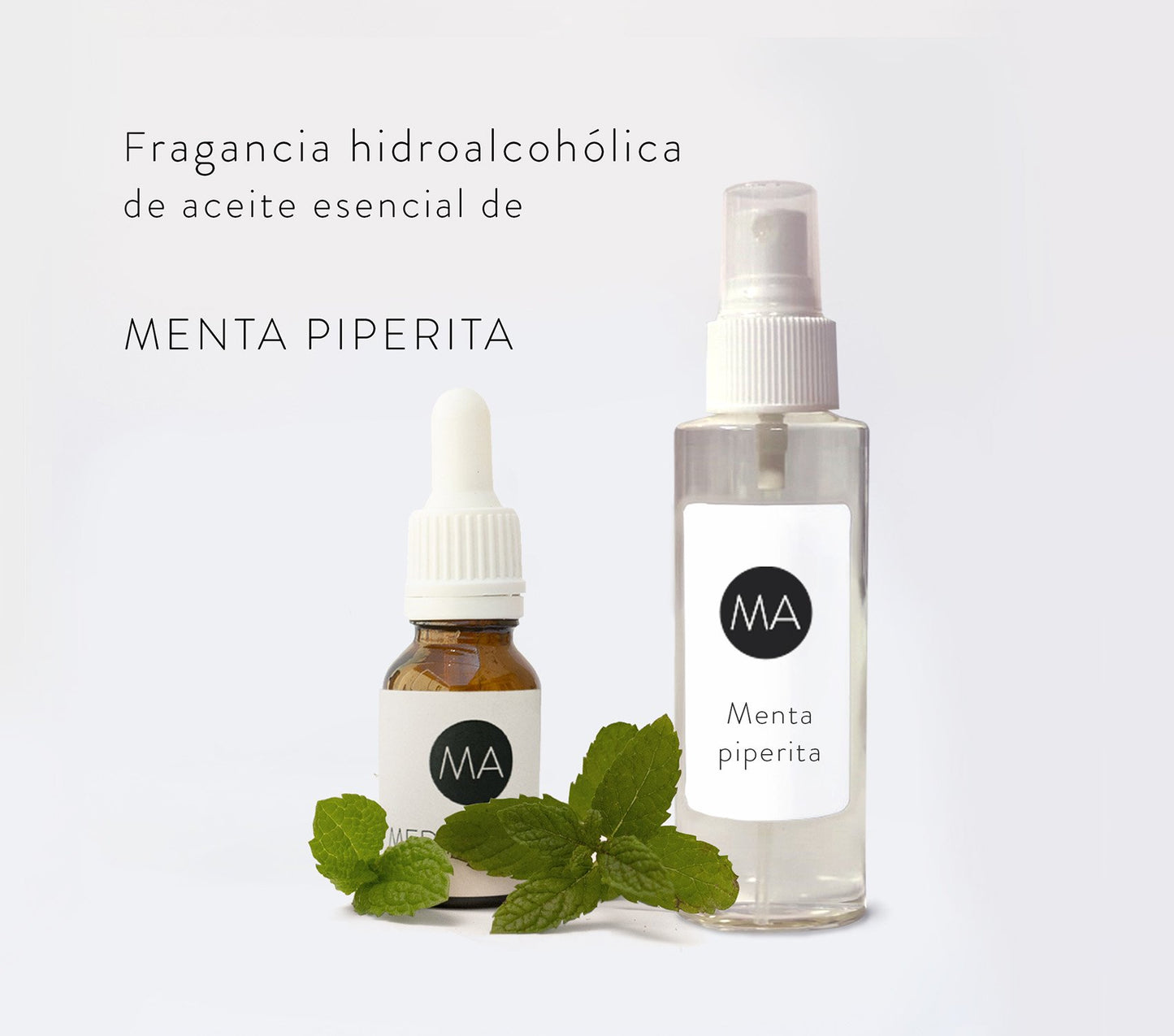 Aceite esencial de menta piperita para ambientar el hogar 