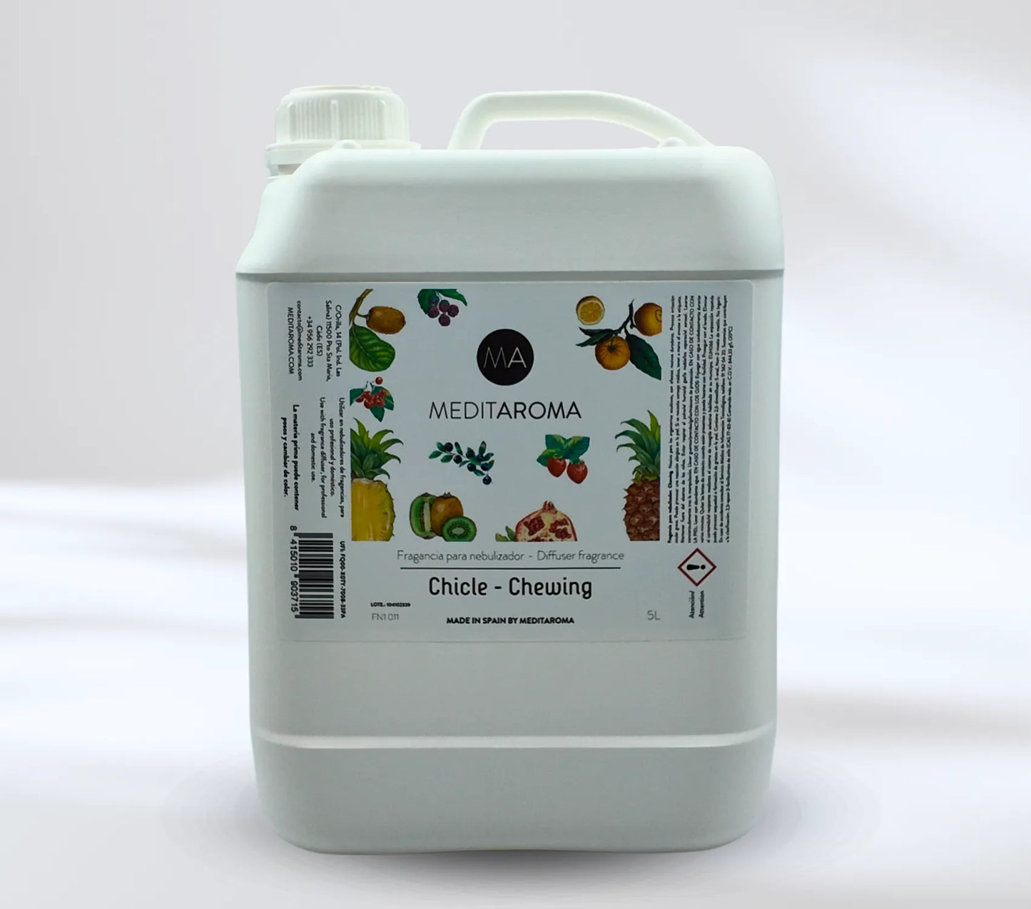 Garrafa de capacidad 5 litros aroma dulce chicle