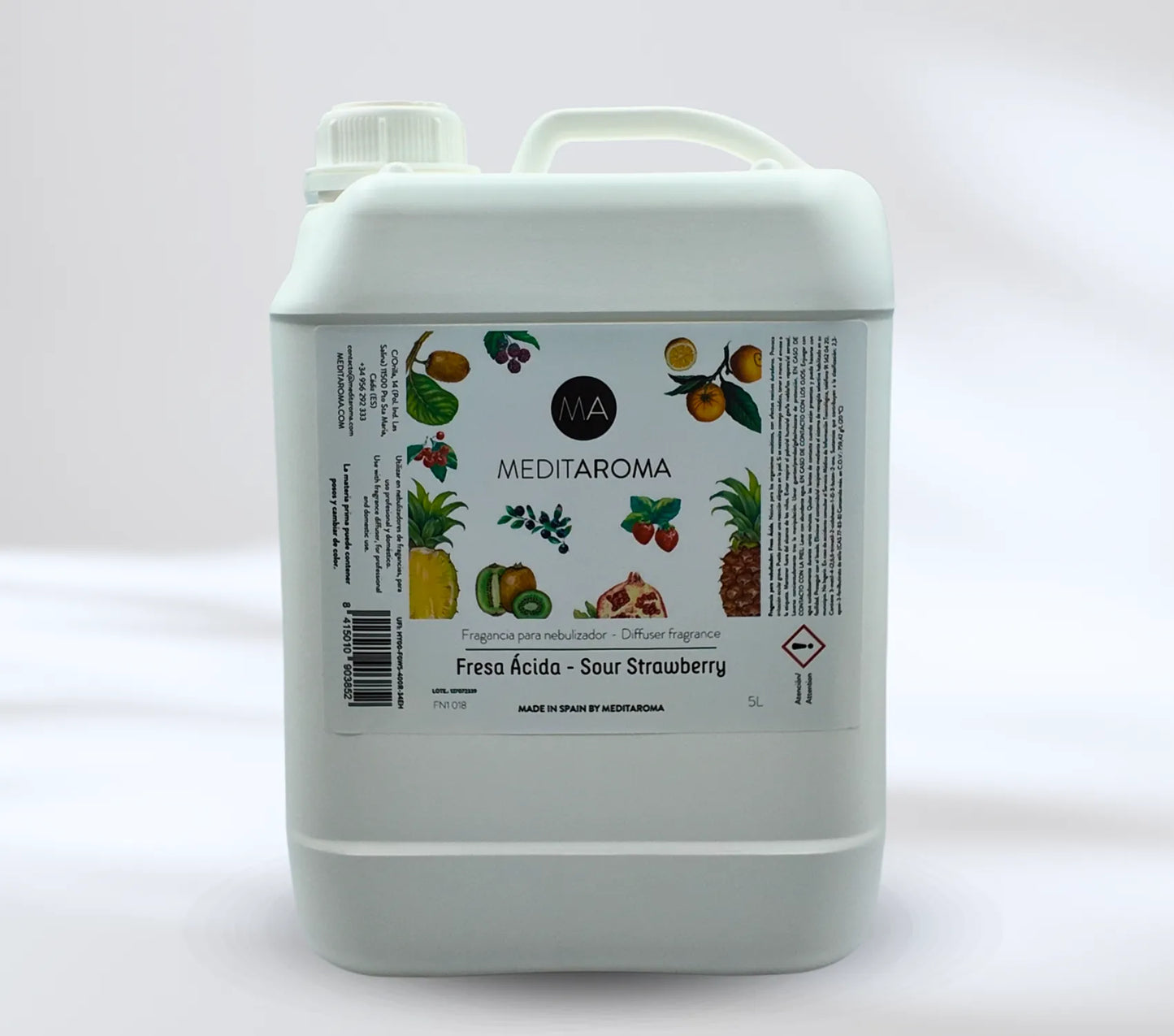 Garrafa de 5 litros de nebulización olor Fresa ácida