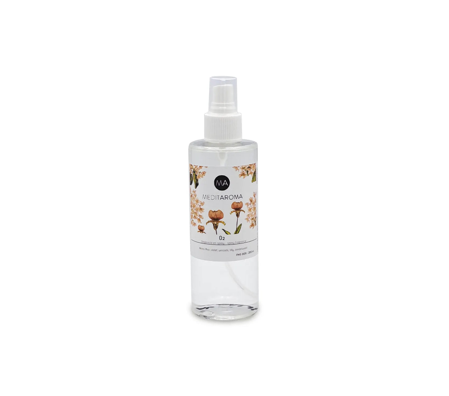 Spray 200 ml  aroma o2 perfume