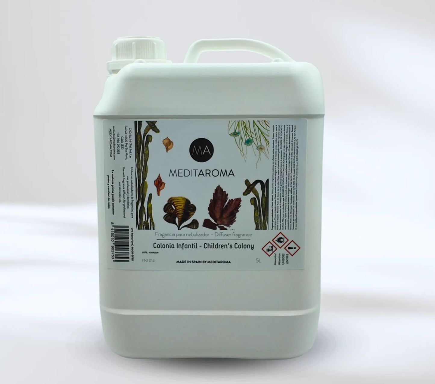 Garrafa de 5 litros de nebulización colonia infantil