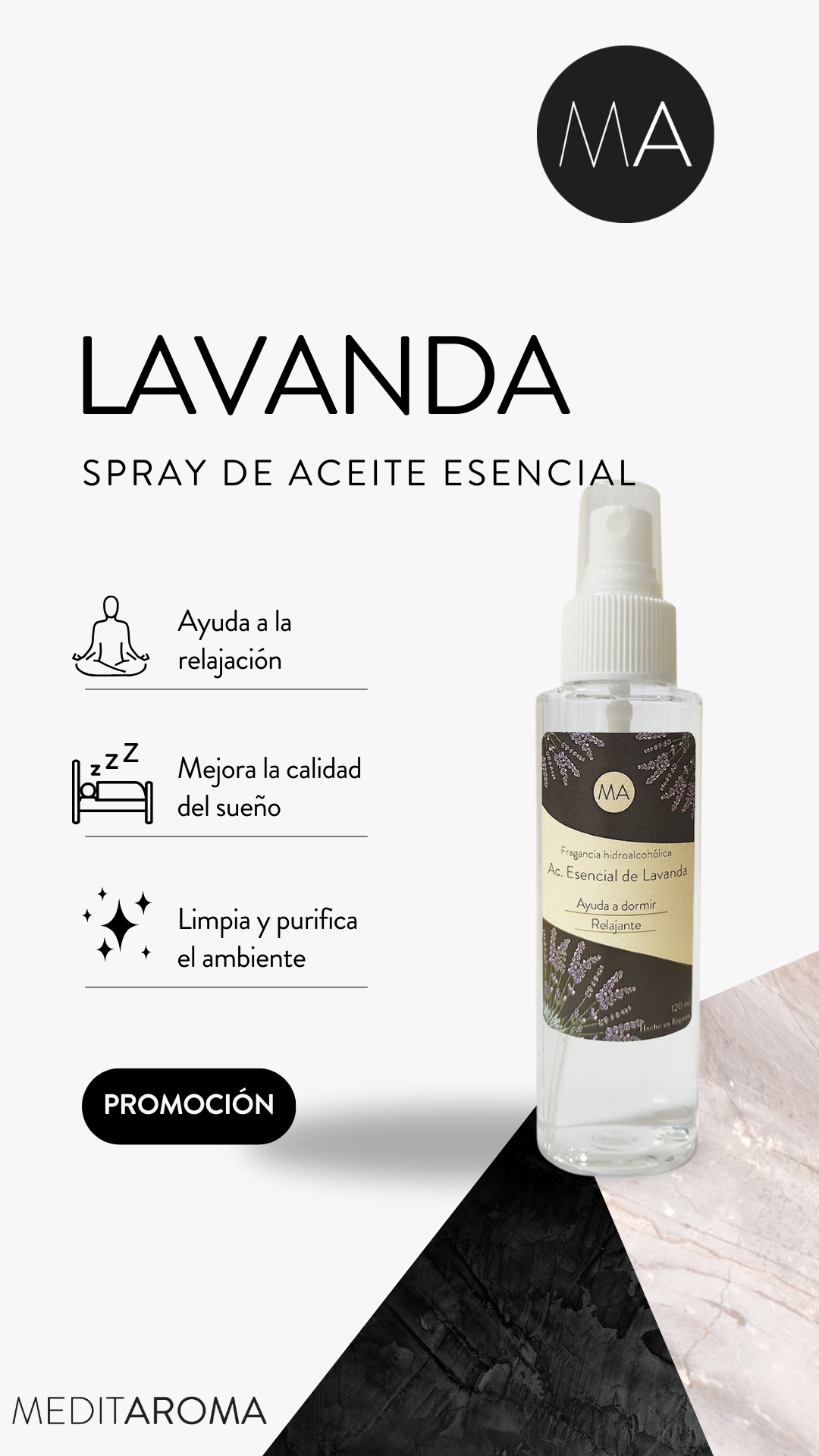 Aceite Esencial de Lavanda en spray