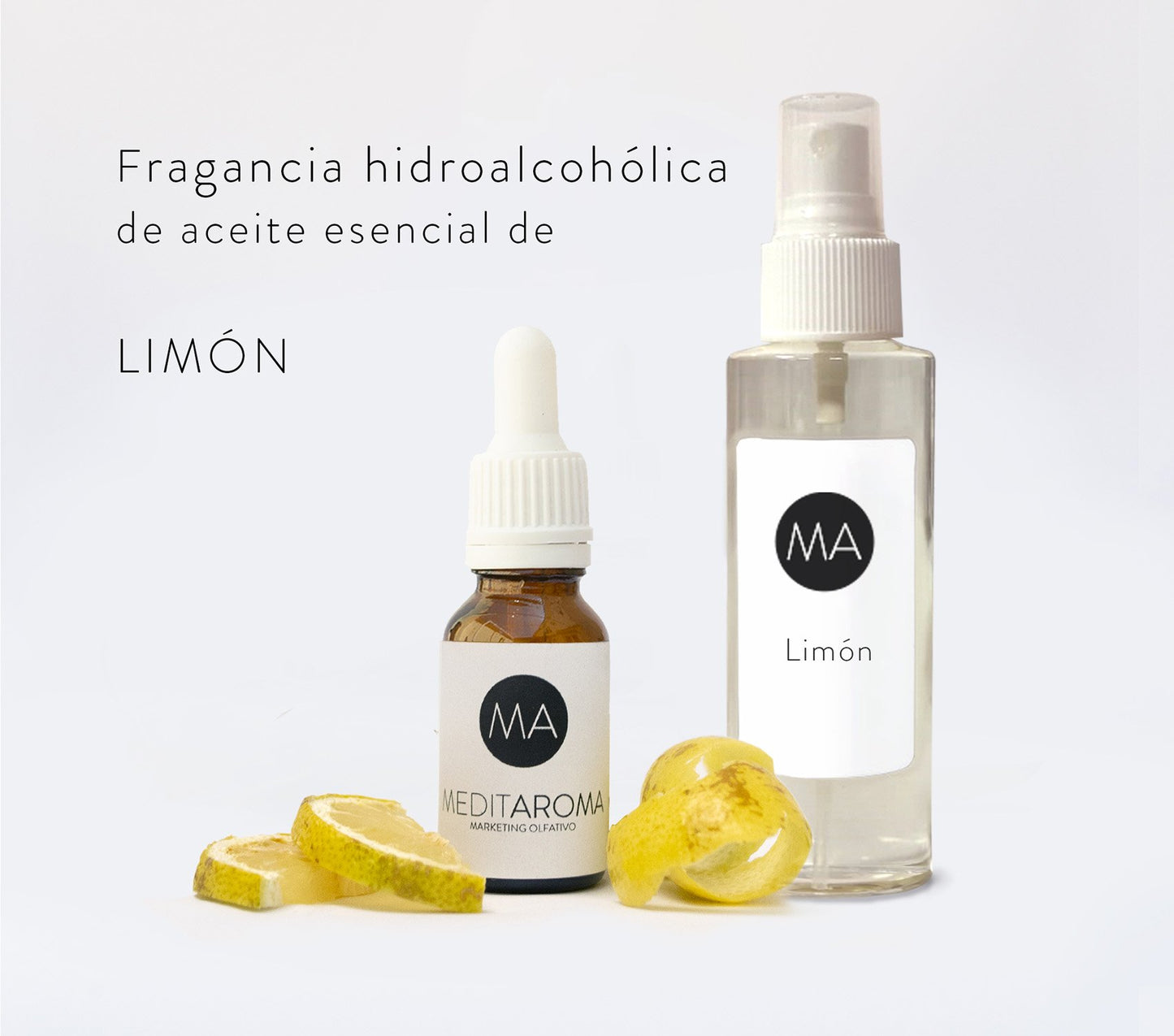 Fragancia hidroalcohólica de Aceite Esencial de Limón.