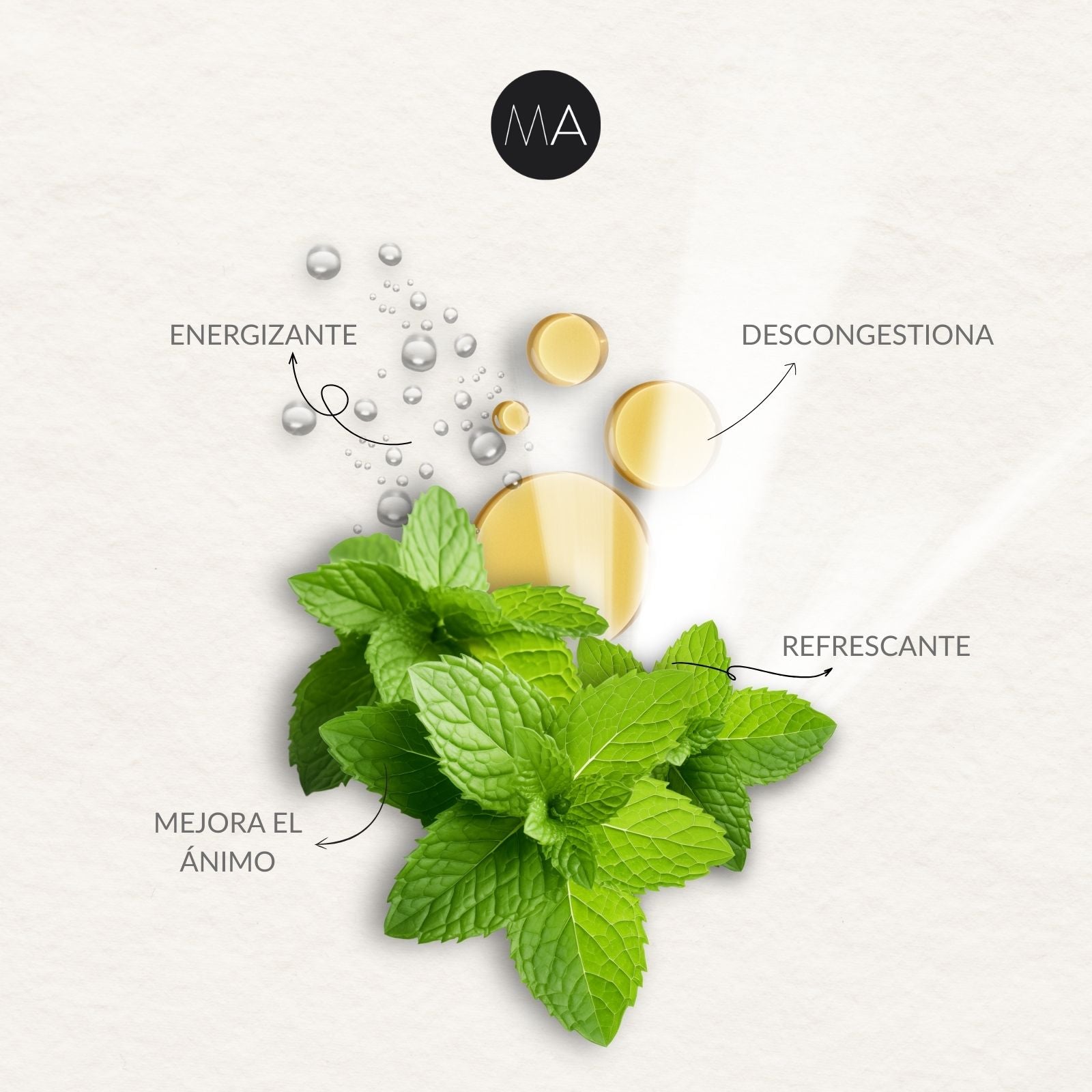 Ambientador de Aceite Esencial Hierbabuena