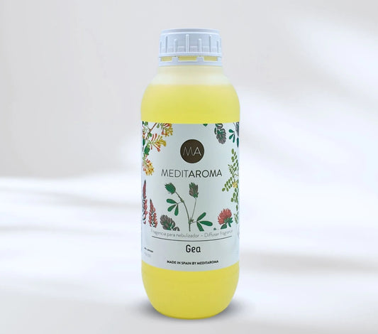 Bote de nebulización de un litro, aroma floral Gea