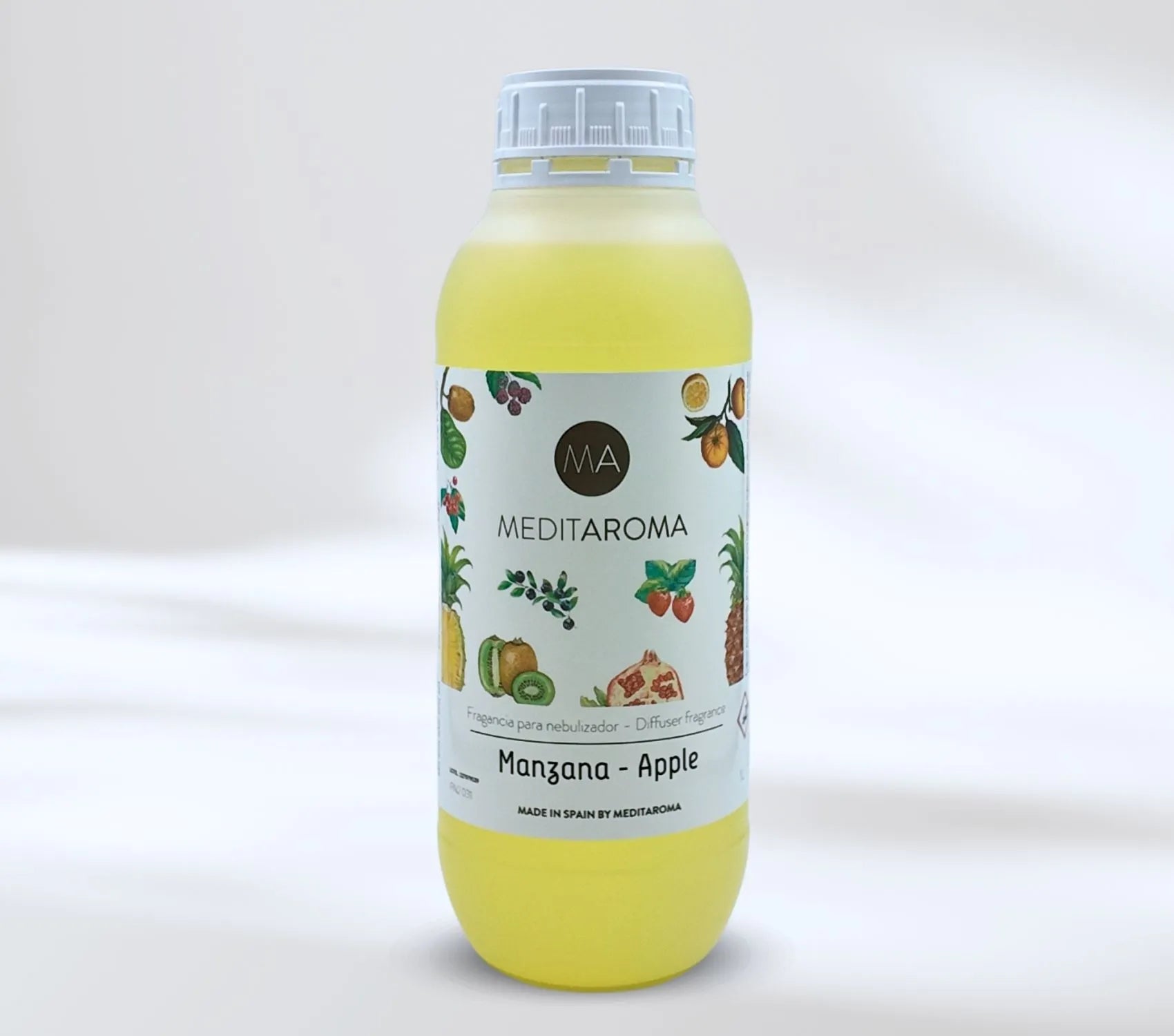 Bote de un litro de aroma frutal Manzana