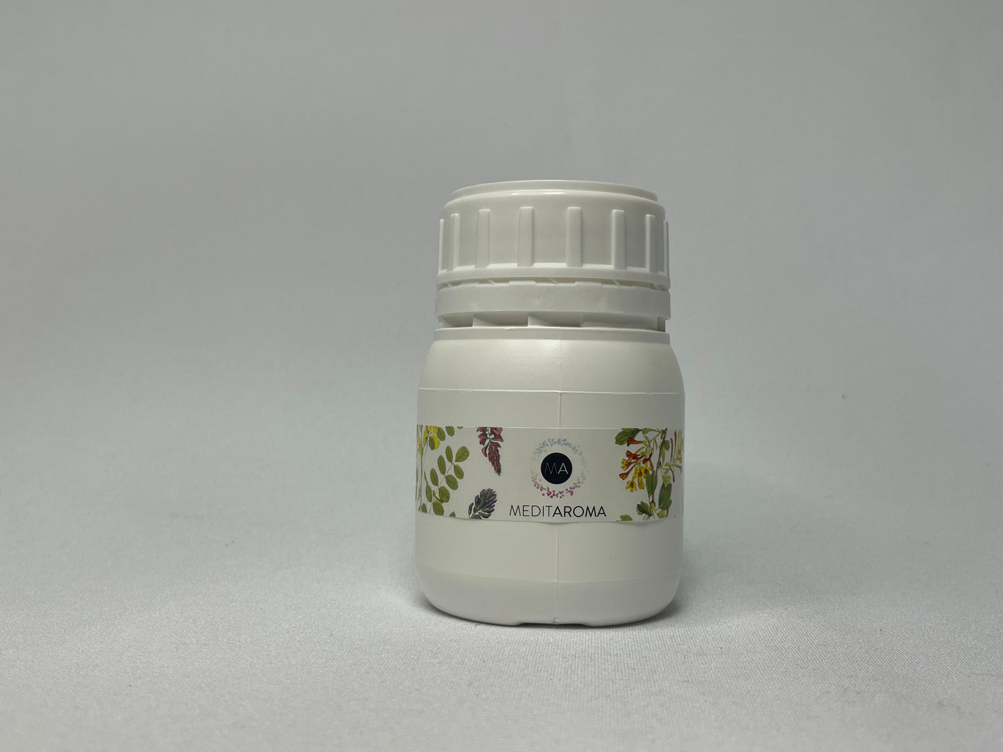 Bote de nebulización de 125 ml con etiqueta decorativa