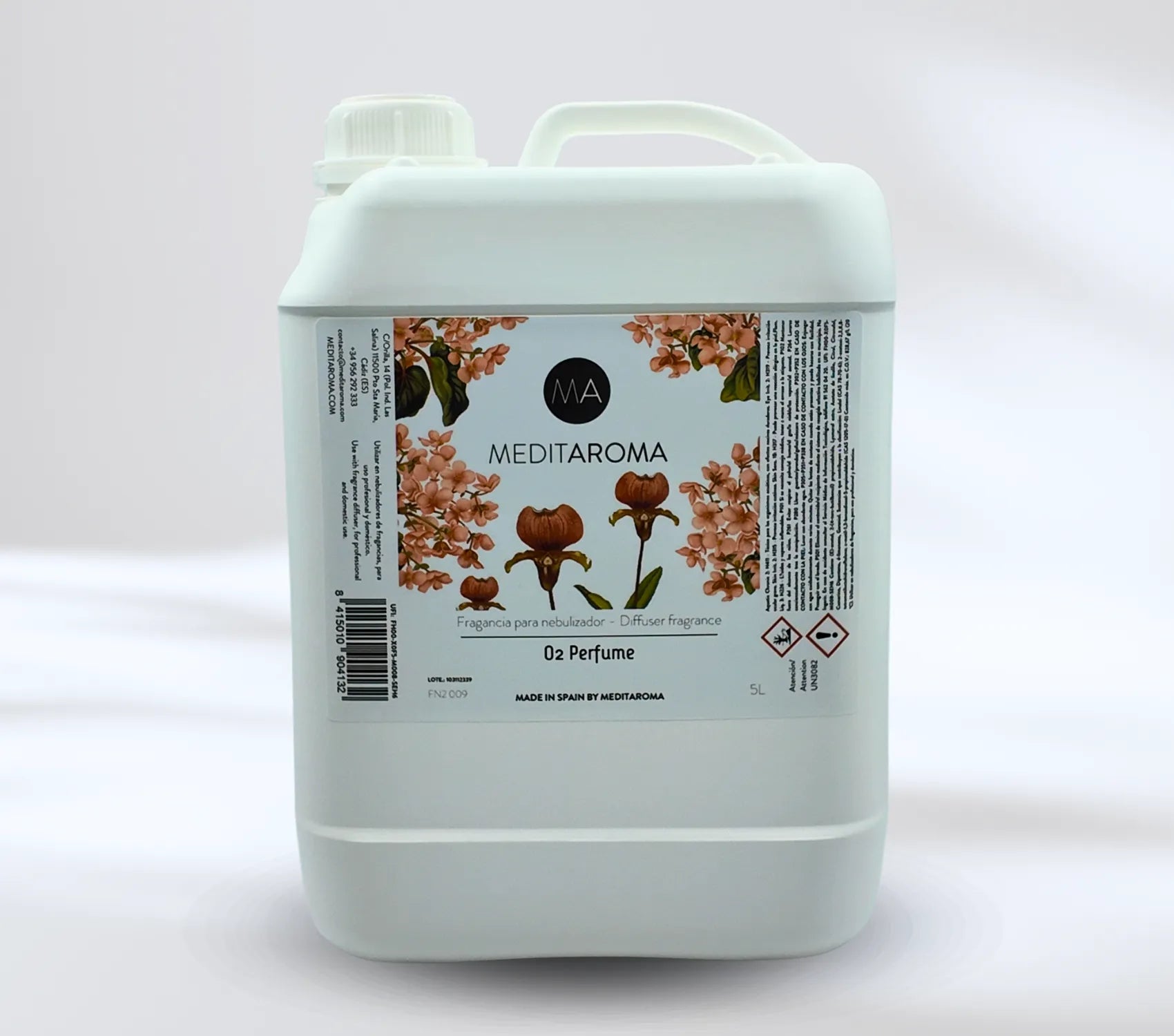 Garrafa de 5 litros de O2 perfume