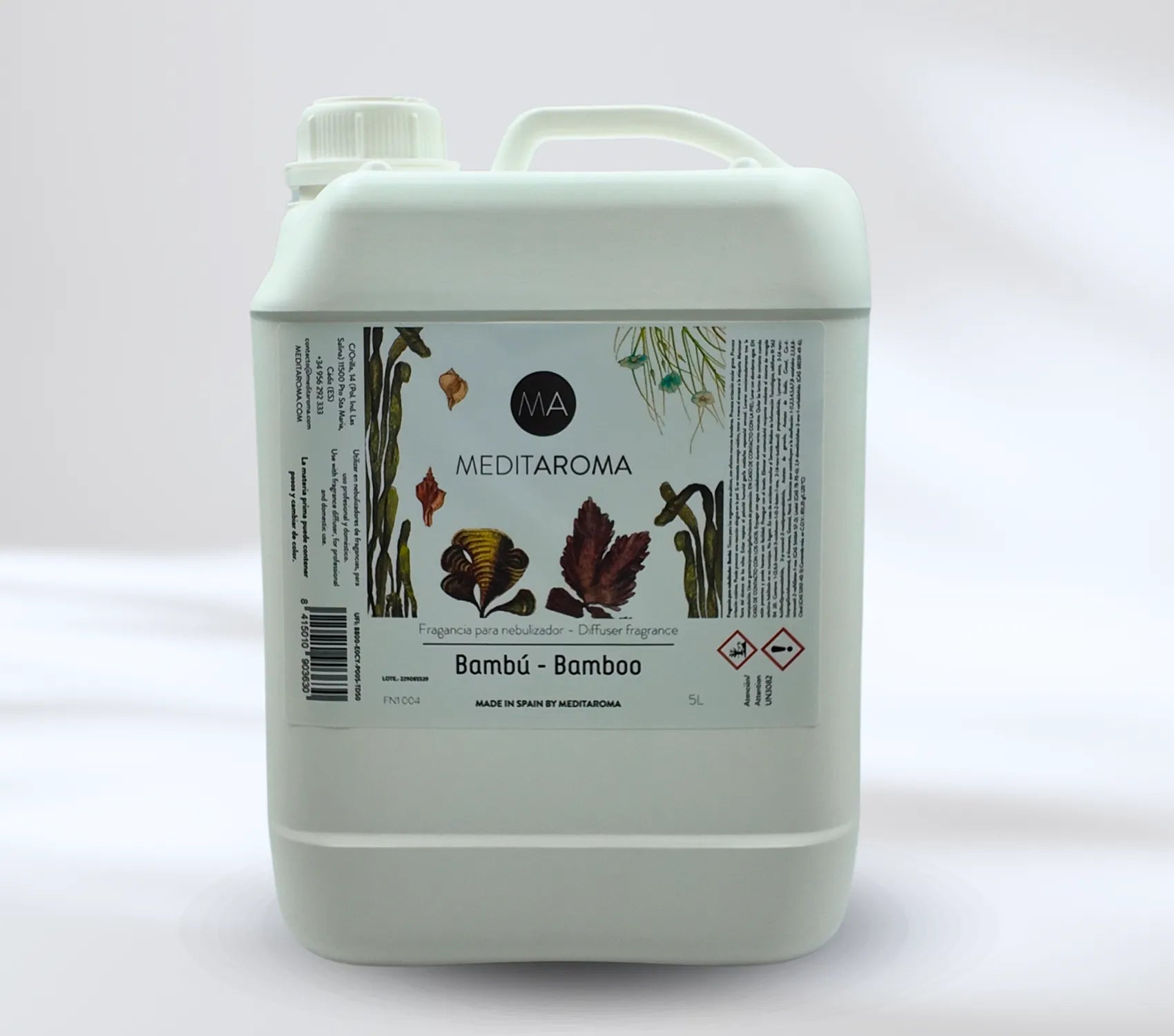 Garrafa de 5 litros de nebulización, aroma bambú