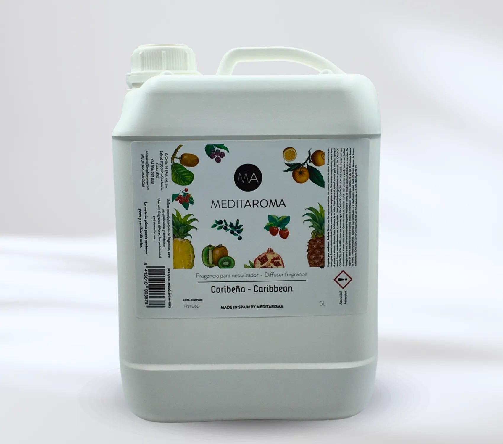 Garrafa de 5 litros de aroma caribeña
