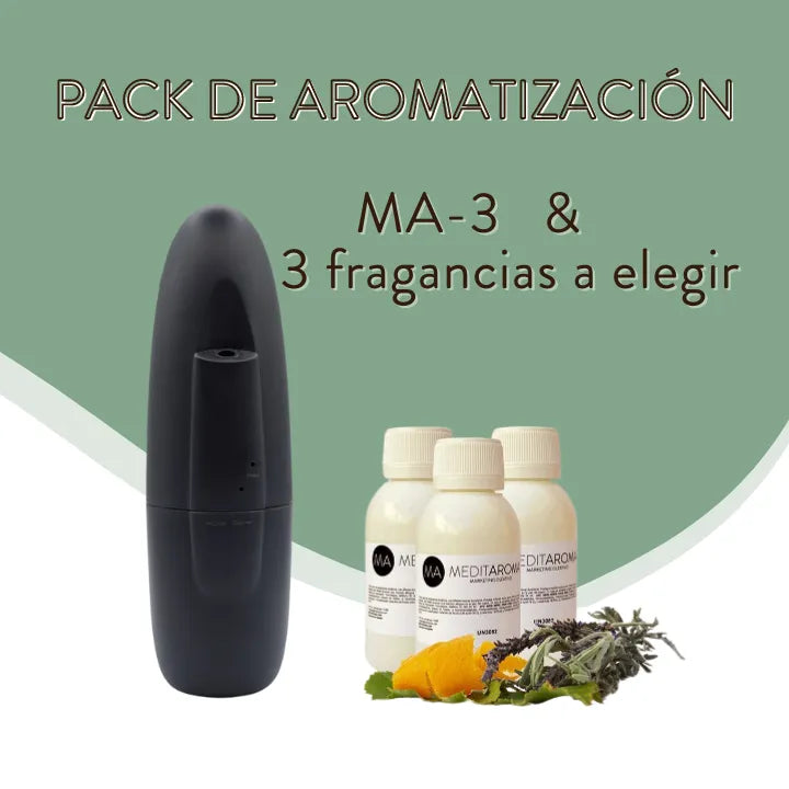 Pack de aromatización y tres fragancias a elegir de 125 ml