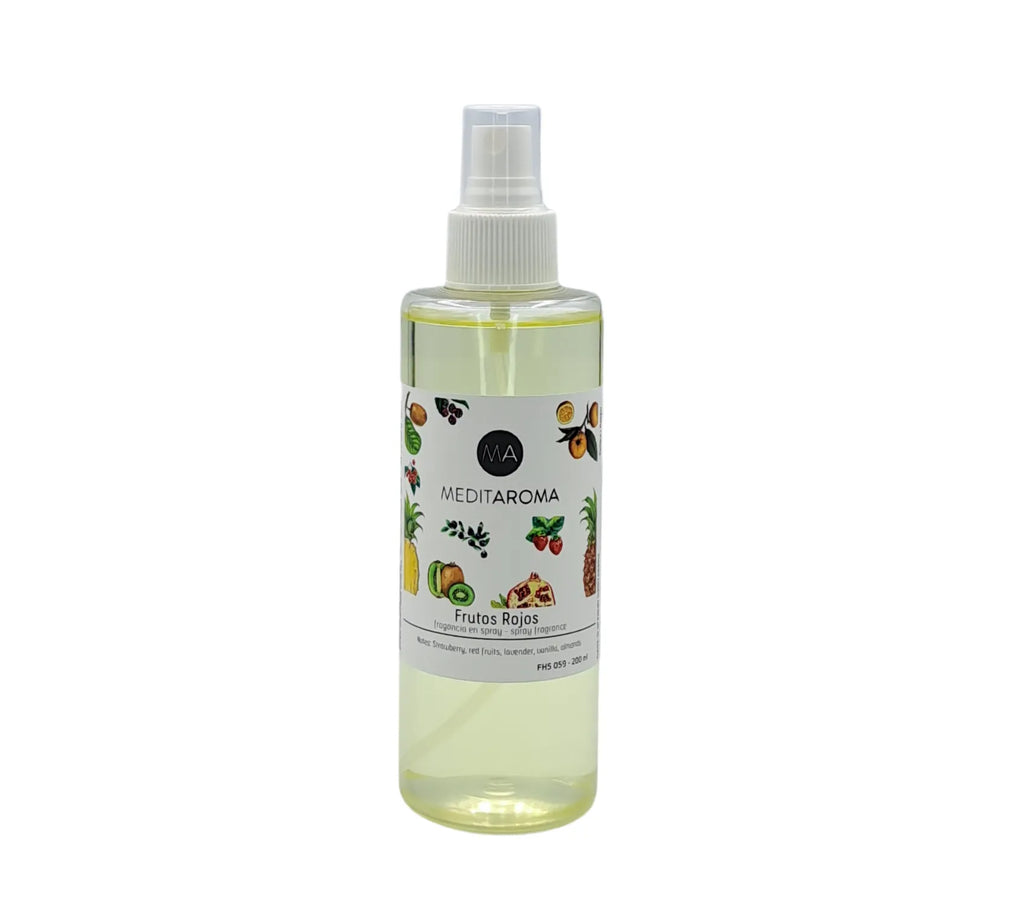 Bote ambientador Spray 200 ml aroma frutos rojos