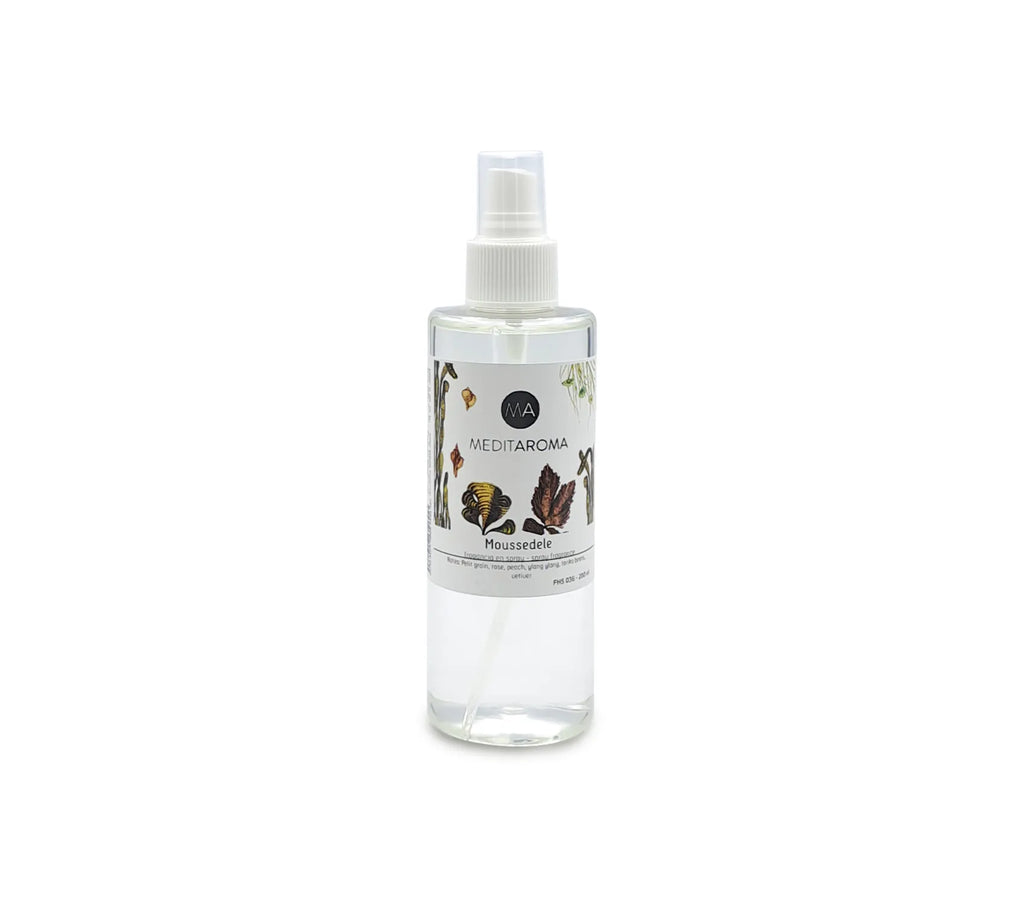 Bote de ambientador en Spray 200 ml aroma moussedele