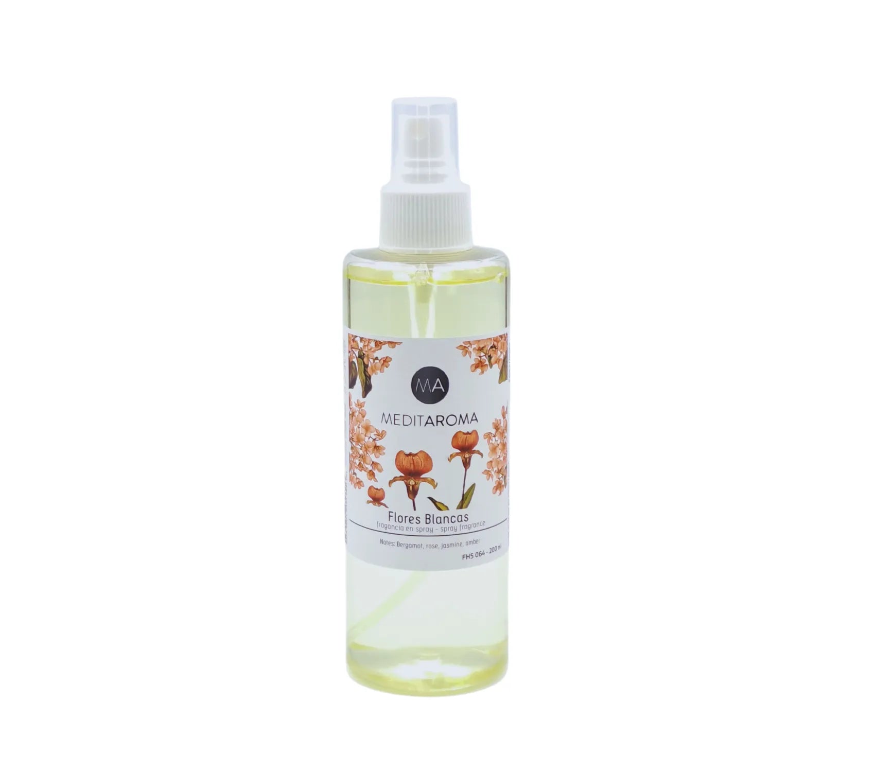 Bote para Spray de 200 ml aroma flores blancas perfume