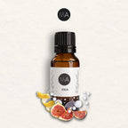 Bote con cuentagotas esencias para humidificador, fragancia Figs tropical y elegante.