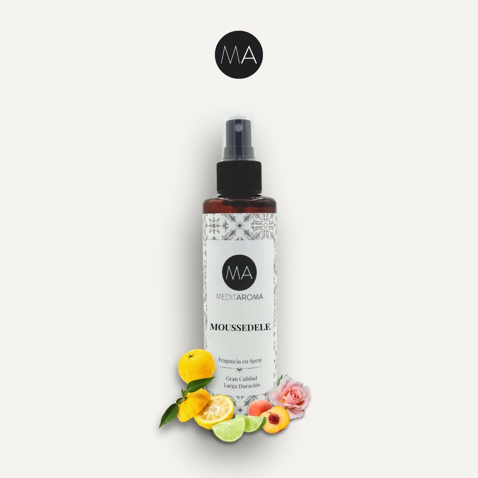 Bote con cuentagotas esencias para humidificador, fragancia Moussedele fresca y elegante.