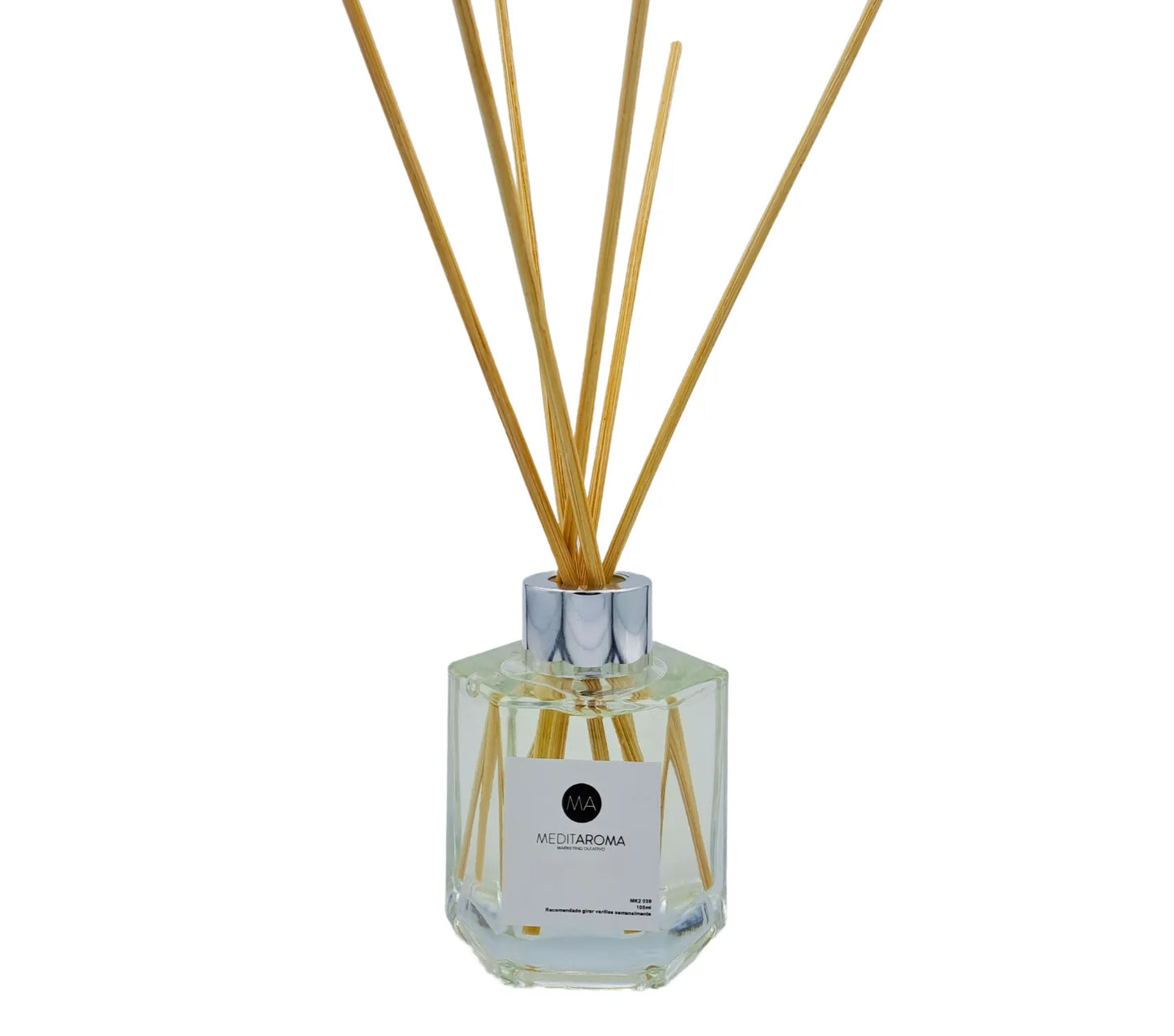 Frasco de cristal 100 ml ambientador de mikado con aroma a Freesia Fleur Perfume