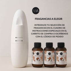 Pack MA-3 de nebulizador de fragancias profesional programable y con gran capacidad, con 3 fragancias a elegir de extenso catálogo