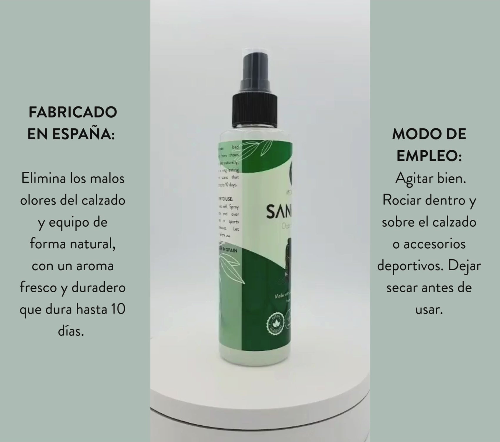 SaniMint - Eliminador de olores natural para zapatos