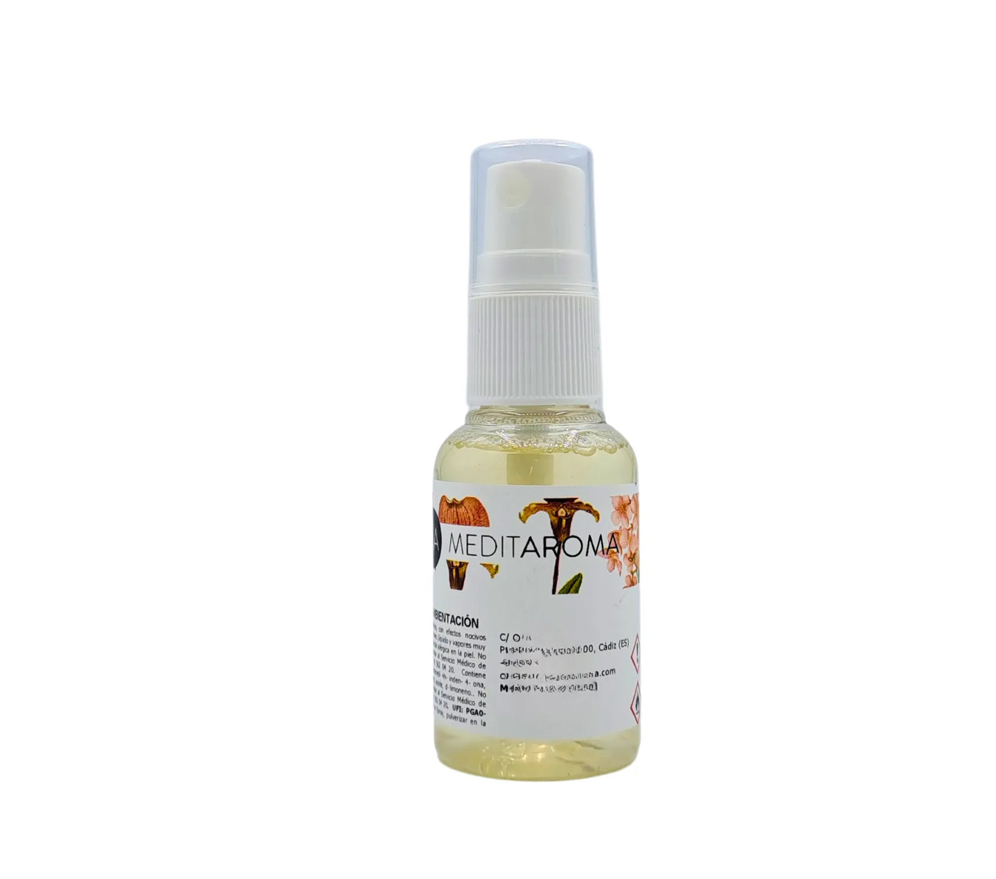 Ambientador Spray 25 ml con tapón transparente freesia fleur perfume