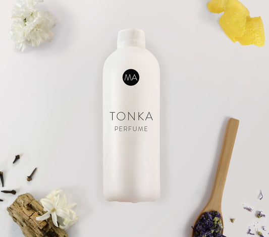 Ambientador para nebulización bote blanco aroma Tonka Perfume