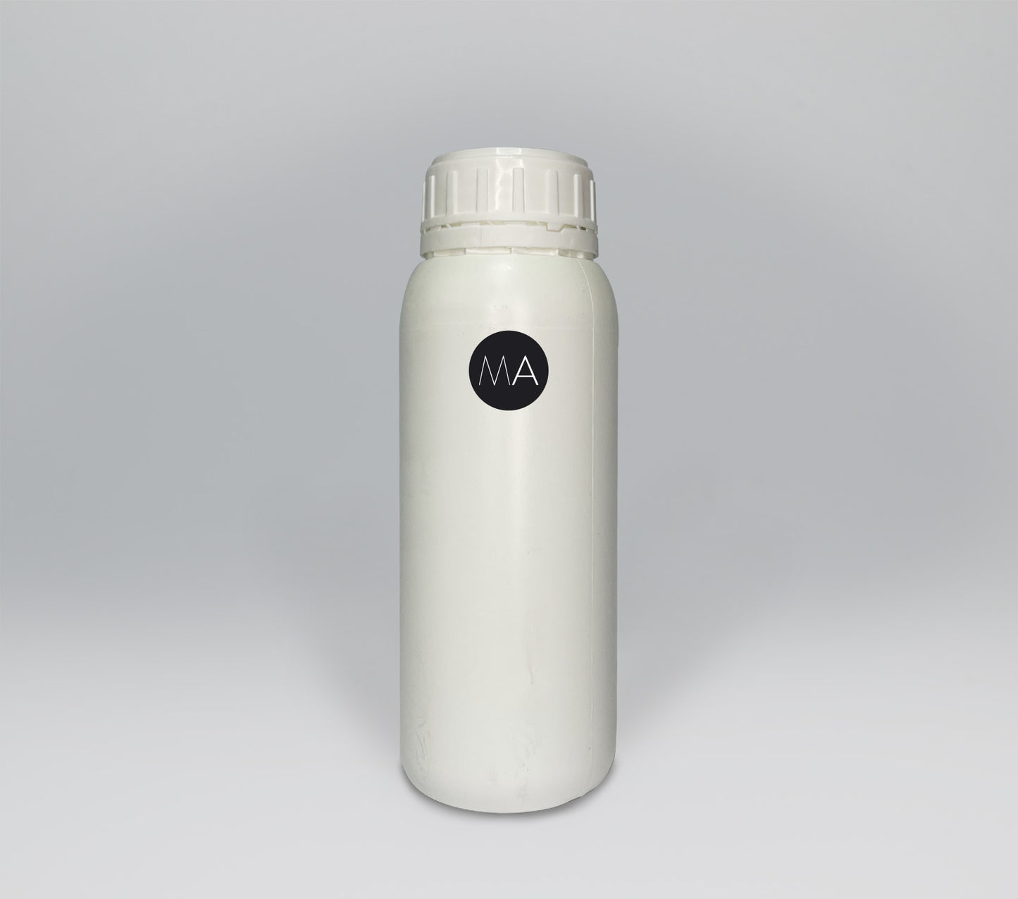Bote de nebulización de plástico de color blanco de 500 ml 